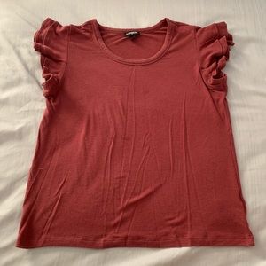 EXPRESS: ruffle sleeve top